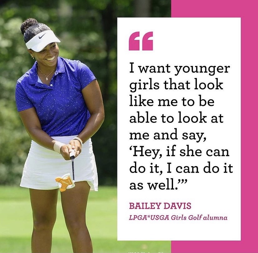Golf girl Inspirational